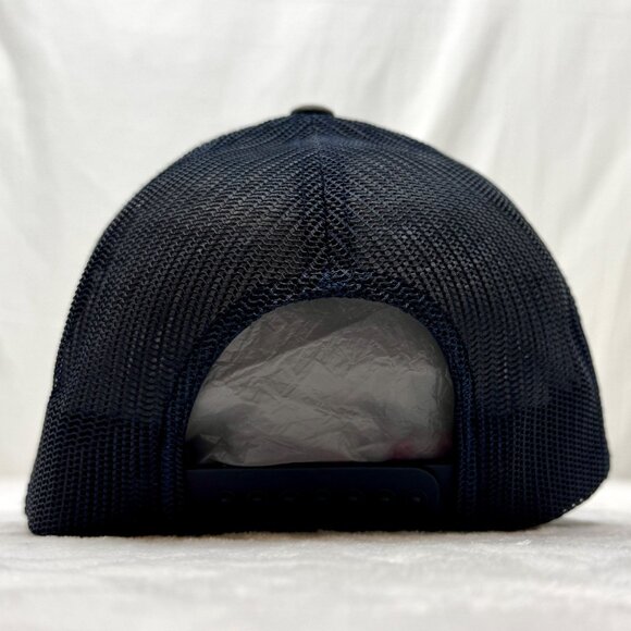 Smurfit Westrock Adjustable Snapback Meshback Cap Hat Gray Blue Richardson - Picture 4 of 9